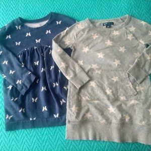 2 tunic sweatshirts